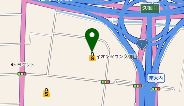 エディオン 久御山店の地図画像