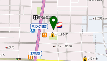 エディオン 北巽店の地図画像