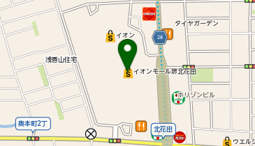 エディオン イオンモール堺北花田店の地図画像