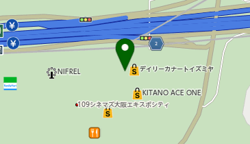 エディオン ららぽーとEXPOCITY店の地図画像