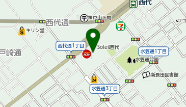 エディオン 西代店の地図画像