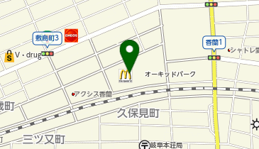エディオン 岐阜オーキッドパーク店の地図画像