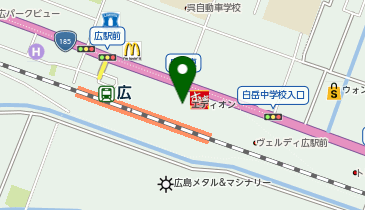 エディオン 広店の地図画像