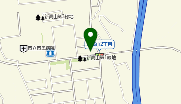 エディオン 新高山店の地図画像