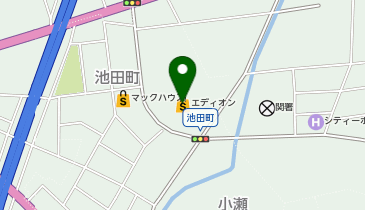 エディオン 関店の地図画像
