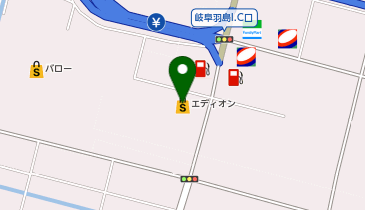 エディオン 羽島インター店の地図画像