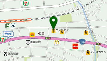 エディオン 光店の地図画像