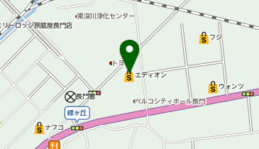 エディオン 長門店の地図画像