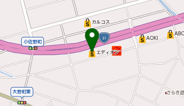 エディオン 各務原店の地図画像
