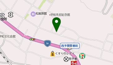 エディオン うわ店毛利電気の地図画像