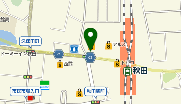 サンキューマート秋田OPA店の地図画像