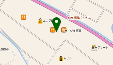 サンキューマートモラージュ菖蒲店の地図画像