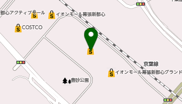 サンキューマートイオンモール幕張新都心店の地図画像