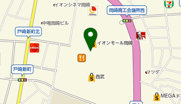 サンキューマートイオンモ-ル岡崎店の地図画像