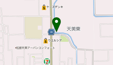 サンキューマートセブンパーク天美店の地図画像