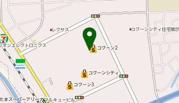 サンキューマートコクーンシティ店の地図画像