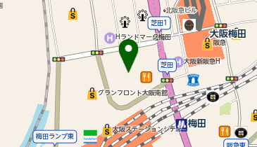 サンキューマートリンクス梅田店の地図画像
