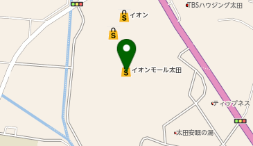 サンキューマートイオンモール太田店の地図画像