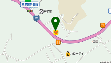 サーティワンアイスクリーム 飯塚かやの森店の地図画像