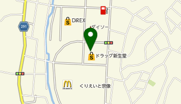 サーティワンアイスクリーム くりえいと宗像店の地図画像