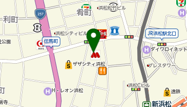 サーティワンアイスクリーム ザザシティ浜松店の地図画像