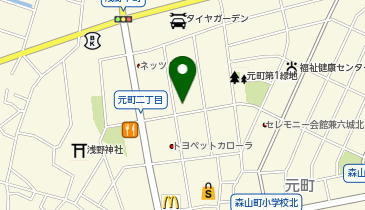 サーティワンアイスクリーム 金沢元町店の地図画像