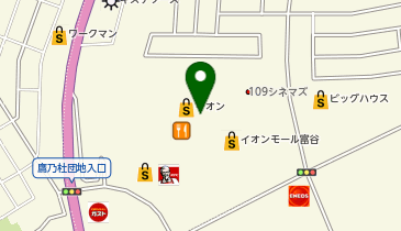 サーティワンアイスクリーム イオンモール富谷店の地図画像
