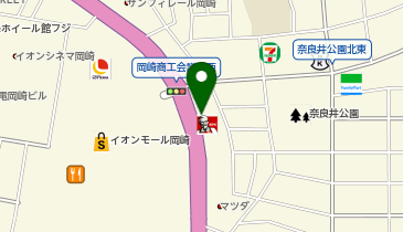 サーティワンアイスクリーム 岡崎竜美ケ丘店の地図画像