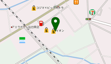 サーティワンアイスクリーム イオン多賀城店の地図画像