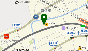 サーティワンアイスクリーム アピタ刈谷店の地図画像
