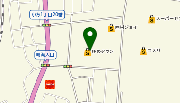 サーティワンアイスクリーム ゆめタウン大竹店の地図画像