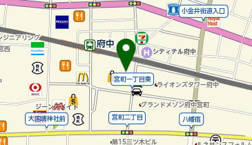 サーティワンアイスクリーム 府中くるる店の地図画像