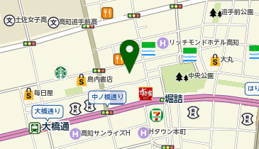 サーティワンアイスクリーム 帯屋町アベニュー店の地図画像