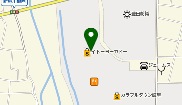 サーティワンアイスクリーム カラフルタウン岐阜店の地図画像
