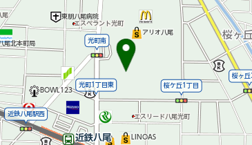 サーティワンアイスクリーム アリオ八尾店の地図画像