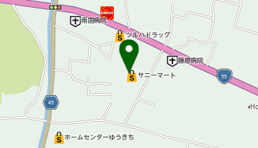 サーティワンアイスクリーム 南国サニーアクシス店の地図画像