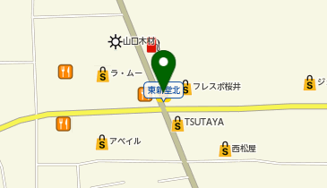 サーティワンアイスクリーム フレスポ桜井店の地図画像