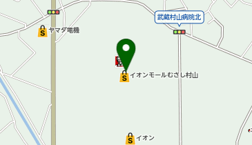 サーティワンアイスクリーム イオンモールむさし村山店の地図画像