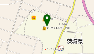 サーティワンアイスクリーム マーケットシティ古河店の地図画像