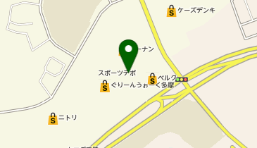 サーティワンアイスクリーム ぐりーんうぉーく多摩店の地図画像