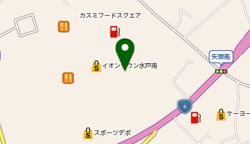 サーティワンアイスクリーム イオンタウン水戸南店の地図画像