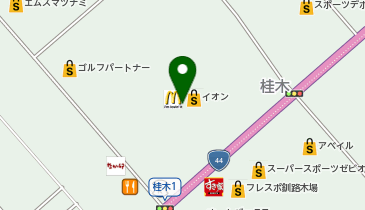 サーティワンアイスクリーム イオン釧路店の地図画像