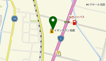 サーティワンアイスクリーム イオンタウン名取店の地図画像