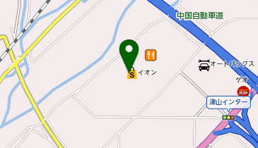 サーティワンアイスクリーム イオンモール津山店の地図画像