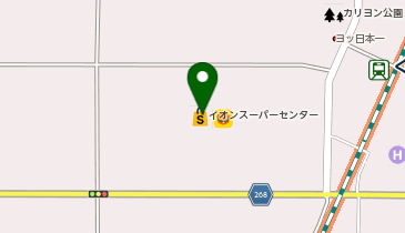 サーティワンアイスクリーム イオンスーパーセンター栗原志波姫店の地図画像