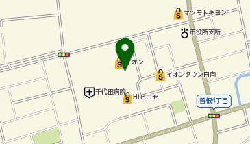 サーティワンアイスクリーム イオン日向店の地図画像