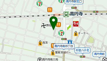 サーティワンアイスクリーム 高円寺Pal店の地図画像