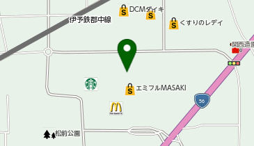 サーティワンアイスクリーム エミフルMASAKI店の地図画像