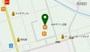 サーティワンアイスクリーム ゆめタウン出雲店の地図画像