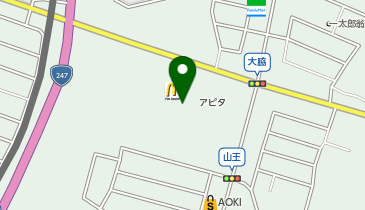 サーティワンアイスクリーム アピタ東海荒尾店の地図画像